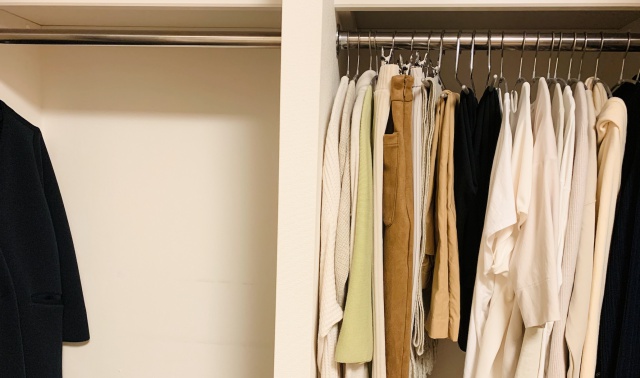 ミニマリストのクローゼット
